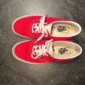 Vans Authentic Sneaker, Red & Navy - in great condition!